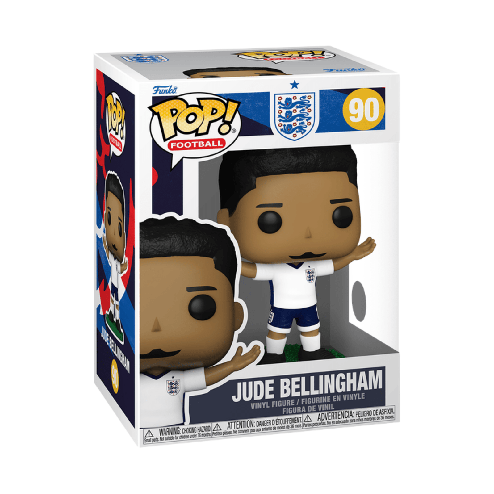 Funko Pop! England Jude Bellingham Vinyl Figure 90 | SoccerWearhouse