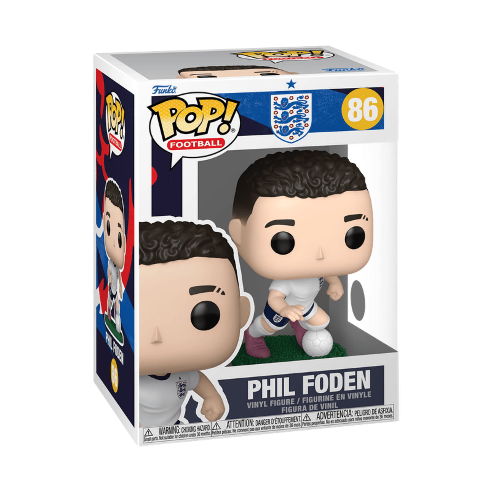 Funko Pop! England Phil Foden Vinyl Figure 86 | SoccerWearhouse