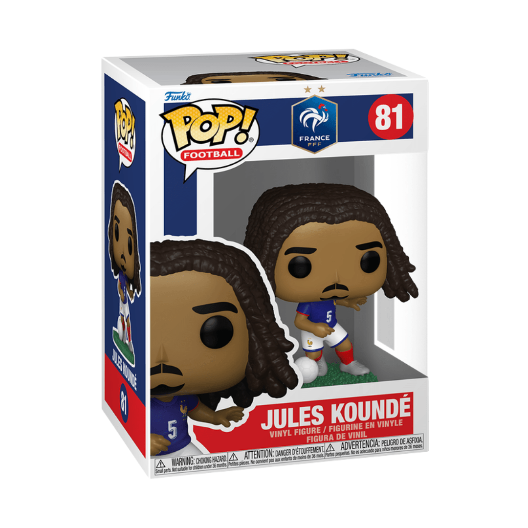 Funko Pop! France – Jules Koundé Vinyl Figure 81 | SoccerWearhouse