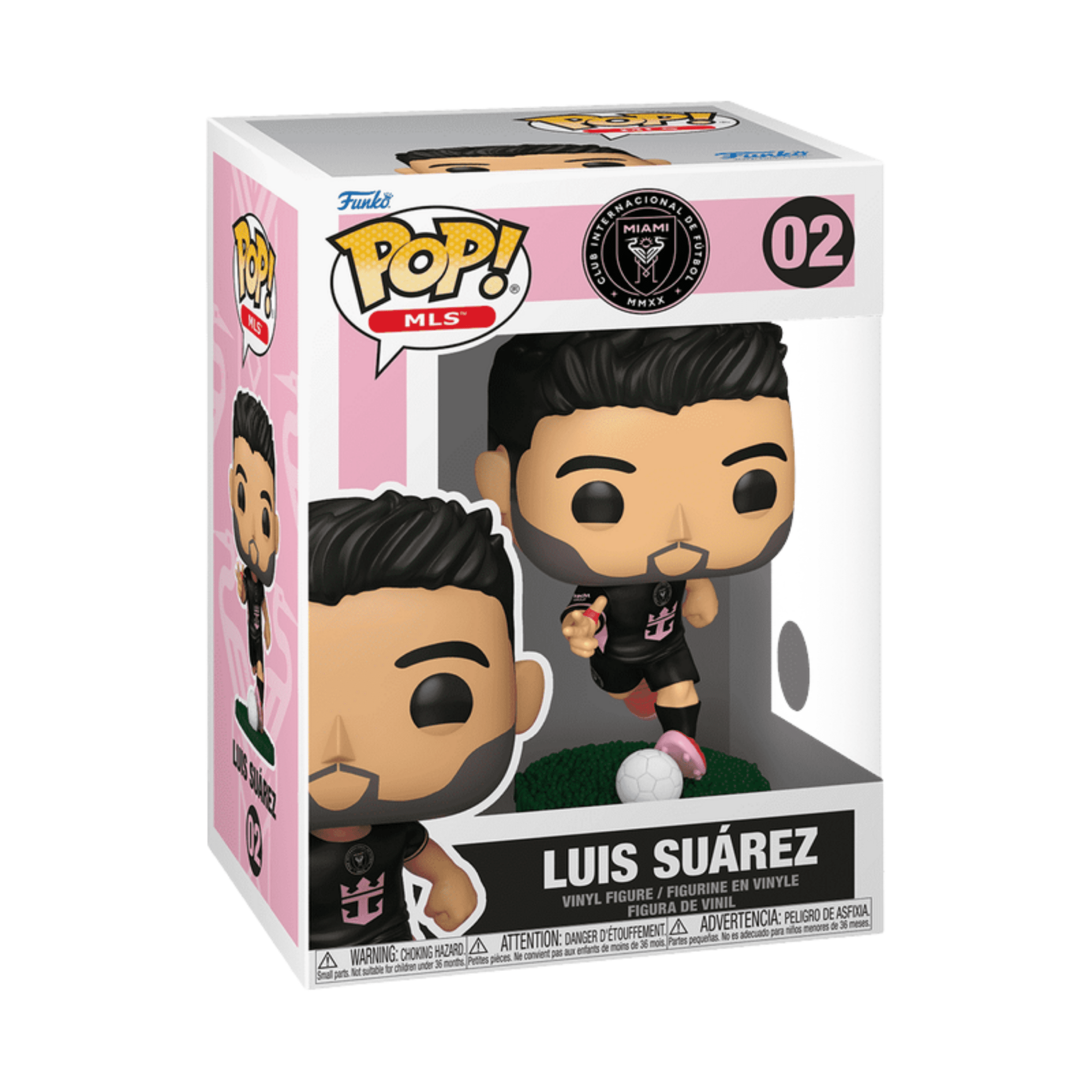 Funko Pop! Inter Miami Luis Suárez Home Jersey Vinyl Figure #02