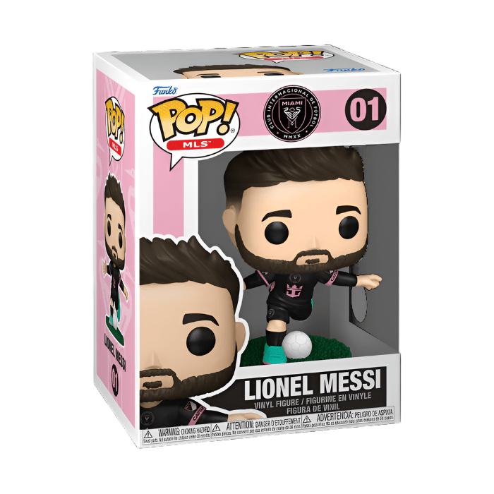 Funko Pop! Lionel Messi Inter Miami CF Vinyl Figure 01 | SoccerWearhouse