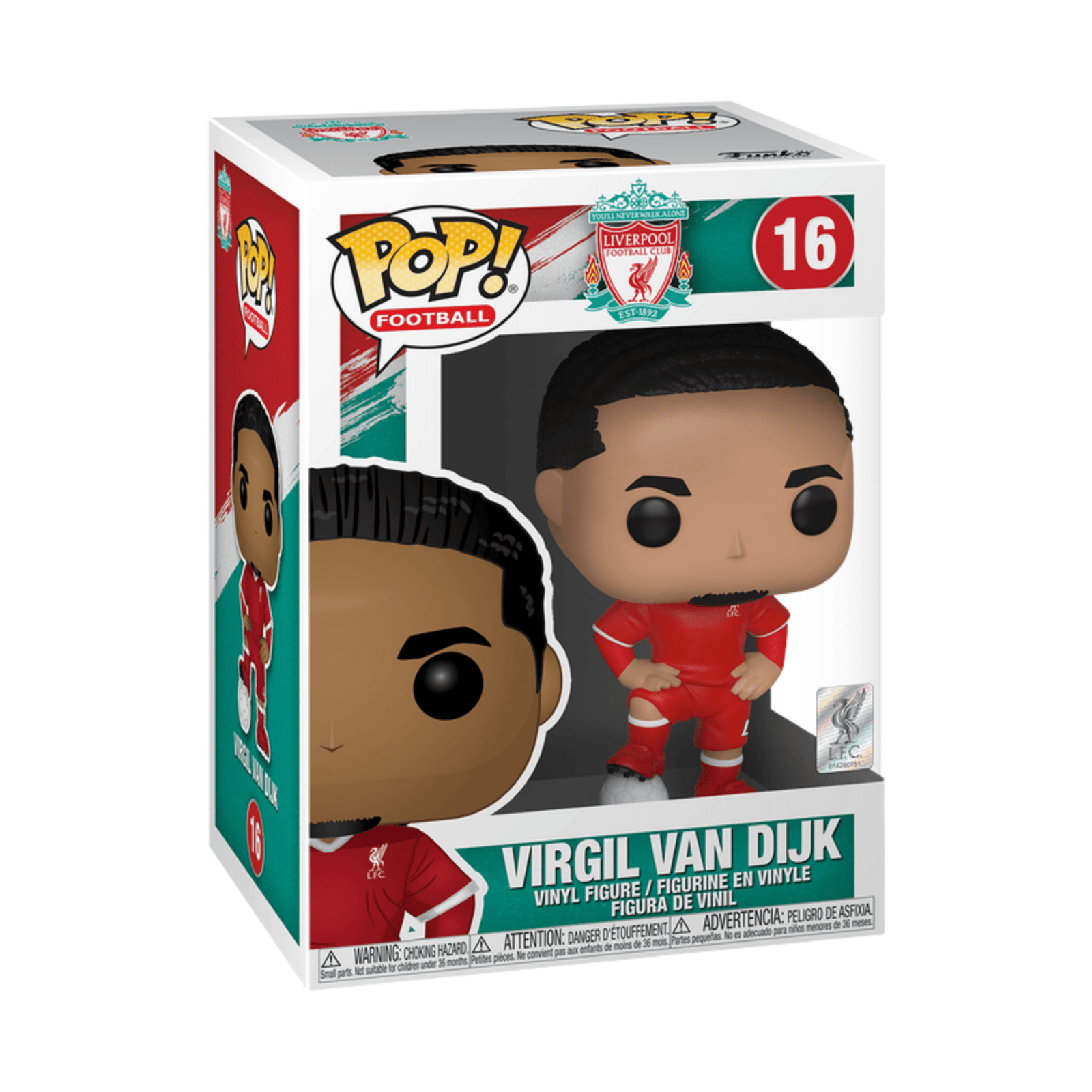 Funko Pop! Liverpool Virgil van Dijk Figure 103 | SoccerWearhouse