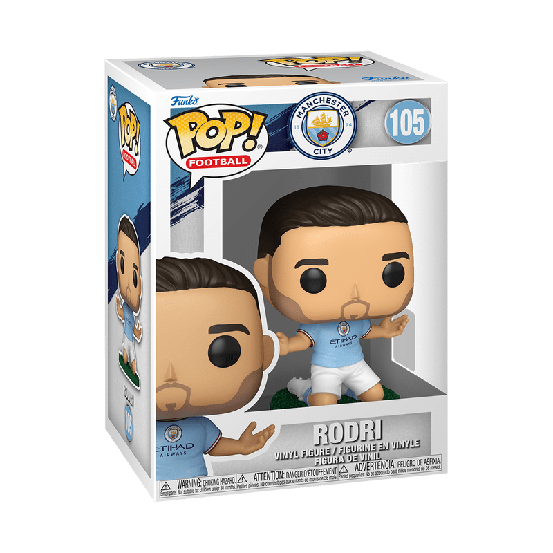 Funko Pop! Manchester City Rodri Figure | SoccerWearhouse