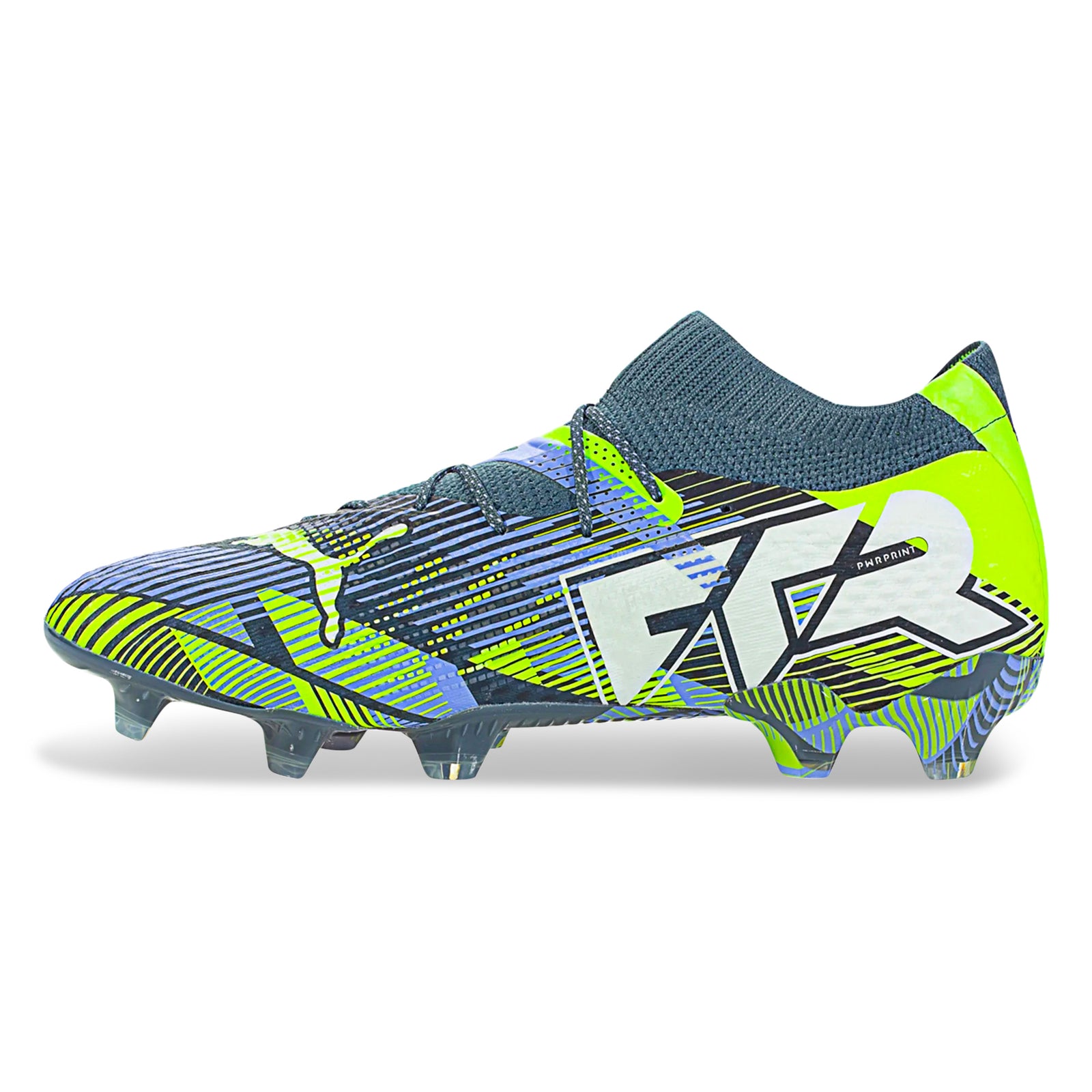 Puma Mens Future 7 Ultimate FG/AG Soccer Cleats (Gray Skies/Fizzy Apple)