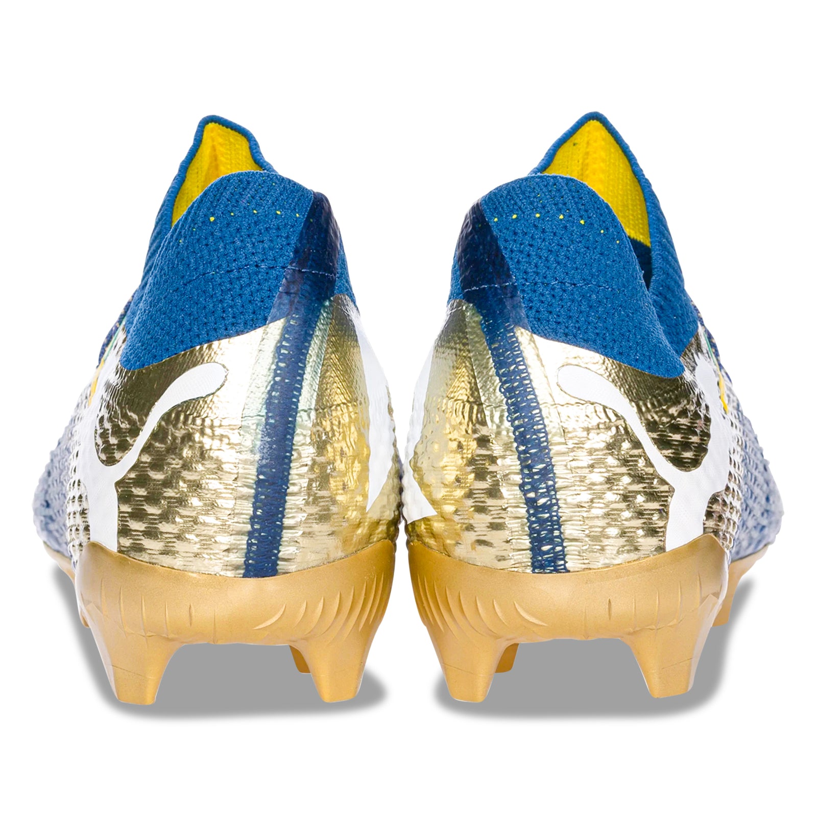Puma Future 7 Ultimate NJR FG/AG Soccer Cleats (Saline Blue/Pele Yellow/Grassy Green)