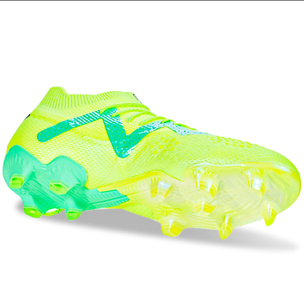 Puma Future Ultimate FG AG Soccer Cleats Fast Yellow Black Peppermint Soccer Wearhouse