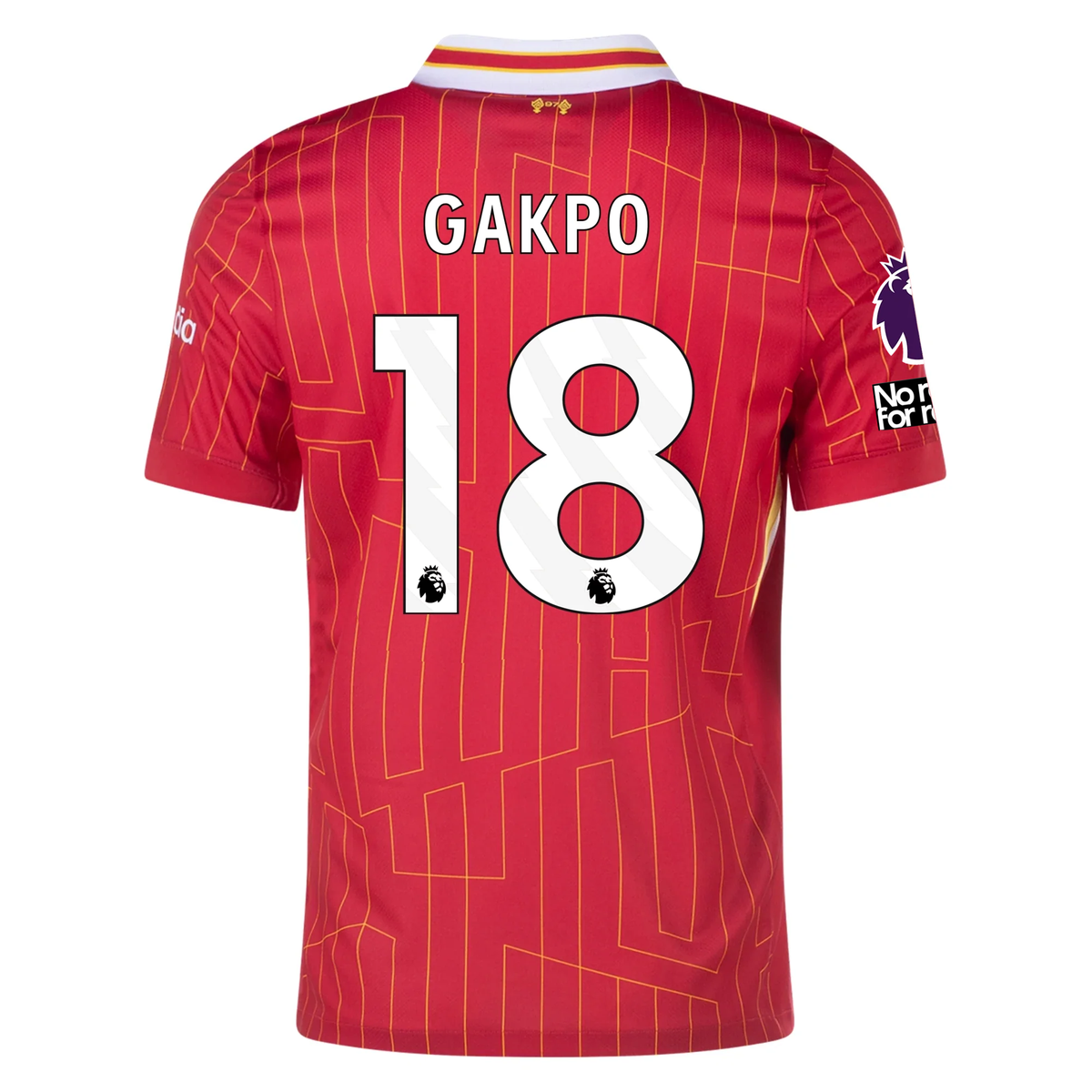 Nike Liverpool Cody Gakpo Home Jersey w EPL No Room For Racism Patc Soccer Wearhouse