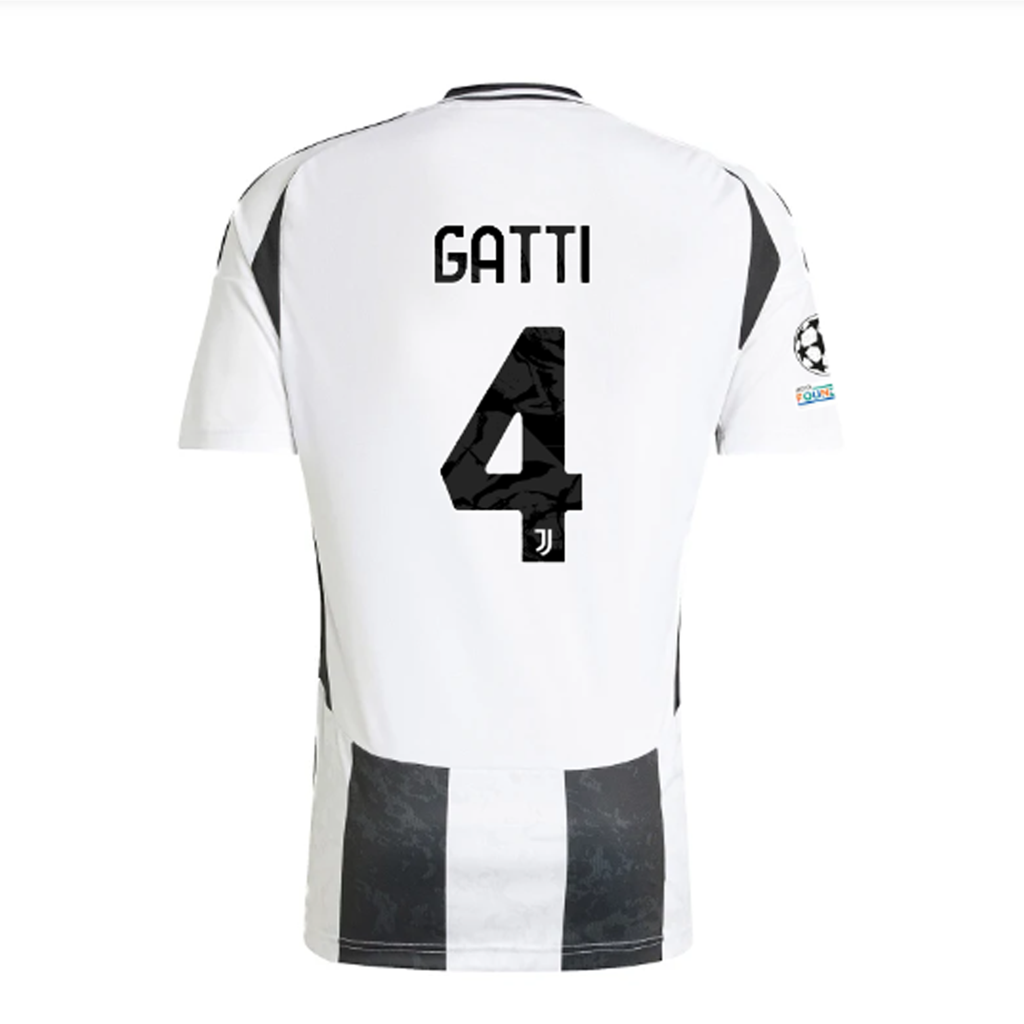 adidas Juventus Authentic Federico Gatti Home Jersey w/ Champions Leag ...