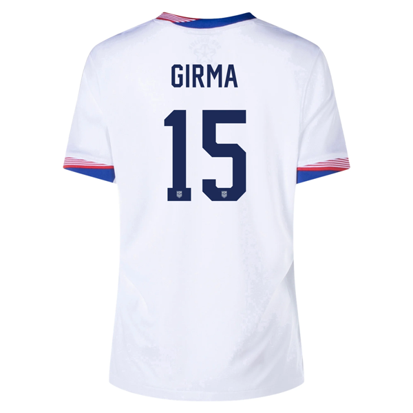 Nike Womens United States Naomi Girma Home Jersey 24/25 (White)