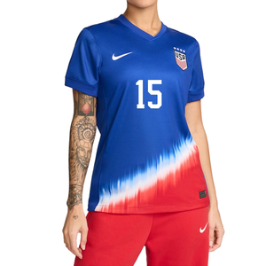 Nike Womens United States Naomi Girma Away Jersey 24/25 (Old Royal/White)