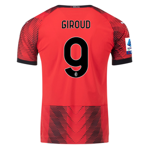 Puma AC Milan Authentic Olivier Giroud Home Jersey w/ Serie A Patch 23/24 (Red/Puma Black)
