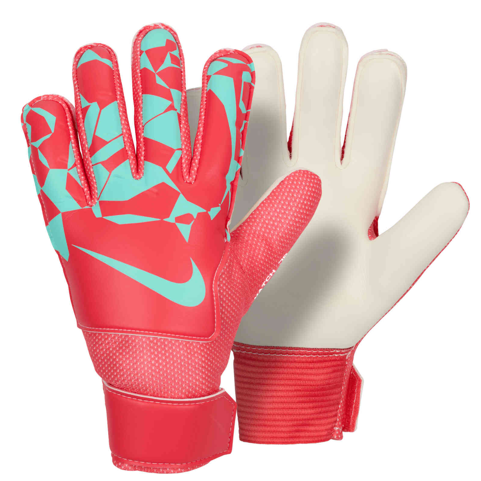 Nike Jr. Goalkeeper Match Glove (Ember Glow/Aurora Green)