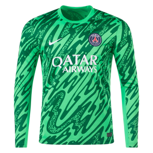 Nike Paris Saint-Germain Long Sleeve Goalkeeper Jersey 24/25 (Green Spark/Pine Green)