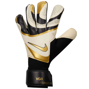 Nike Vapor Grip 3 Goalkeeper Glove (Back/White/Metallic Gold Coin)