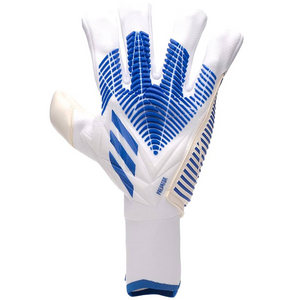 adidas Predator Glove Pro Finger Save Glove (White/Hi Res Blue)
