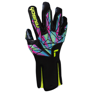 Reusch Attrakt Fusion Strapless (Safety Yellow/Black/Multi Color)