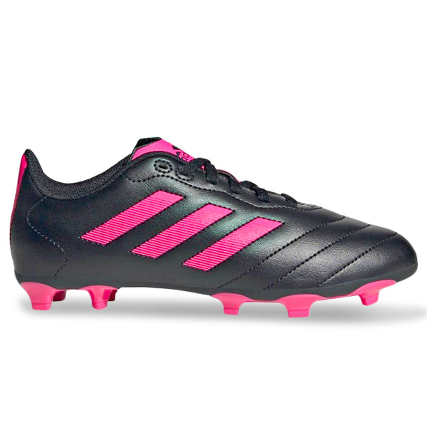 Botas de fútbol adidas Jr. Goletto VIII FG (negro/rosa)
