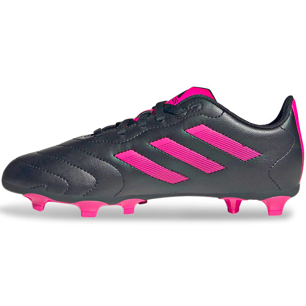 Botas de fútbol adidas Jr. Goletto VIII FG (negro/rosa)