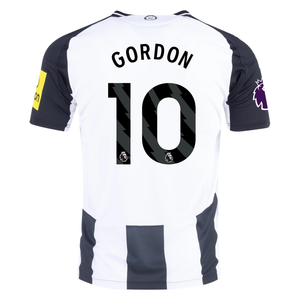 Adidas Newcastle United Authentic Anthony Gordon Home Jersey w/ EPL Patch 24/25 (Black/White)