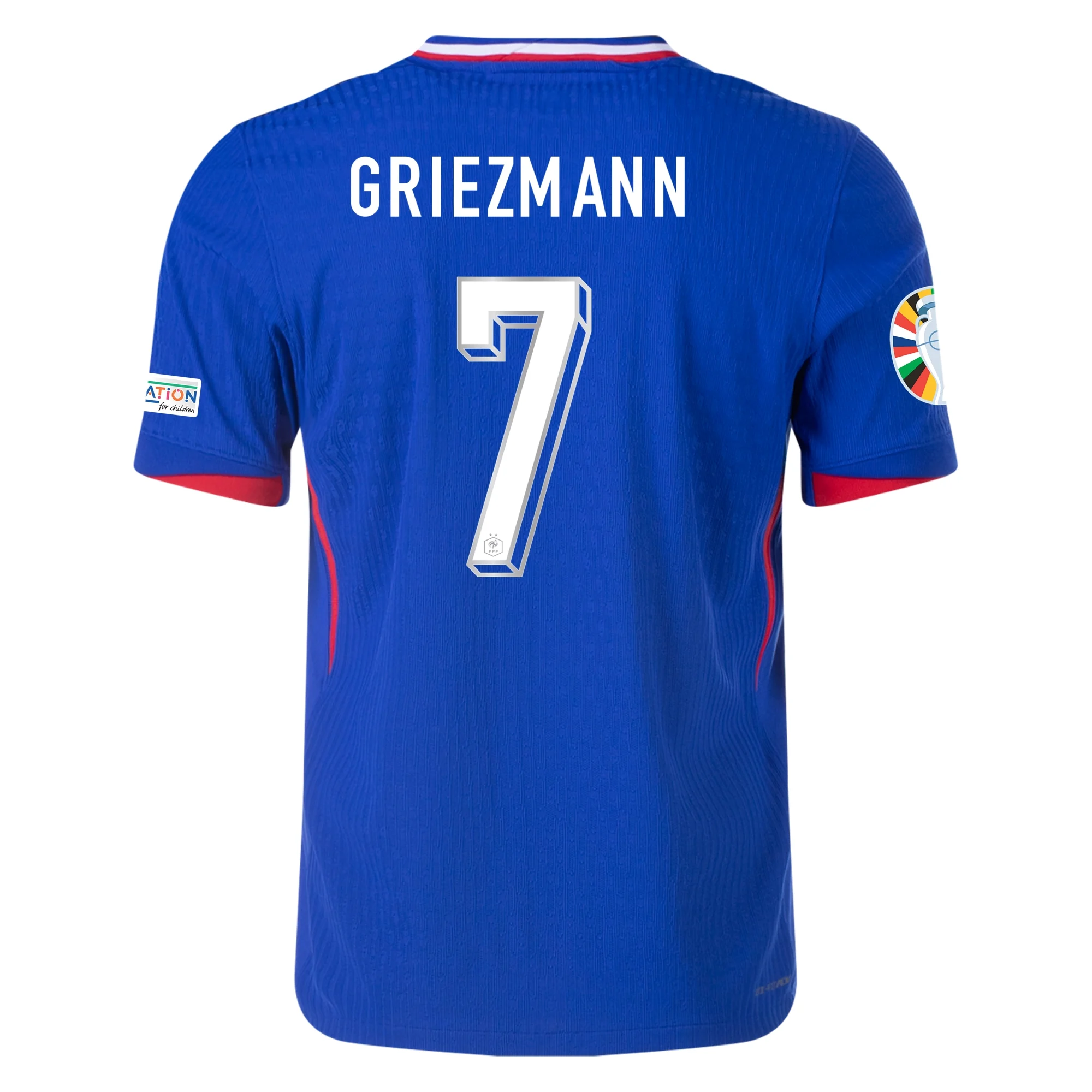 Nike Mens France Authentic Antoine Greizmann Match Home Jersey w