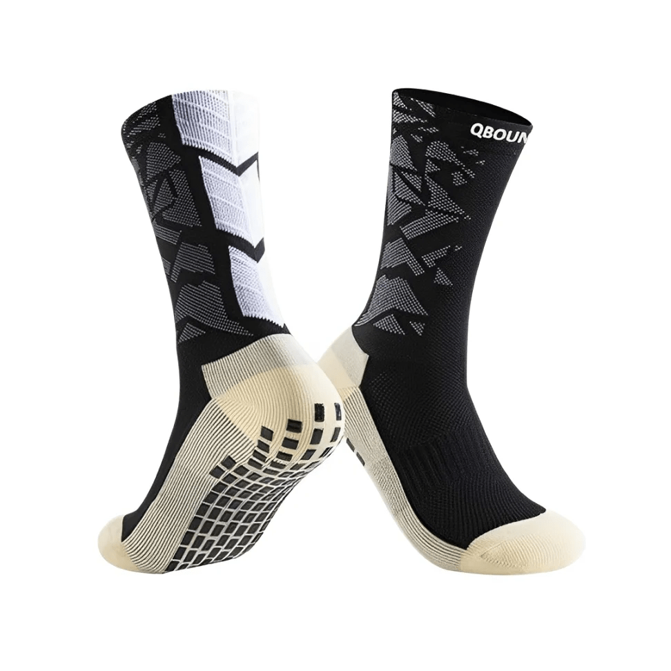 Grip Arrow Sock (Black/White) | SoccerWearhouse