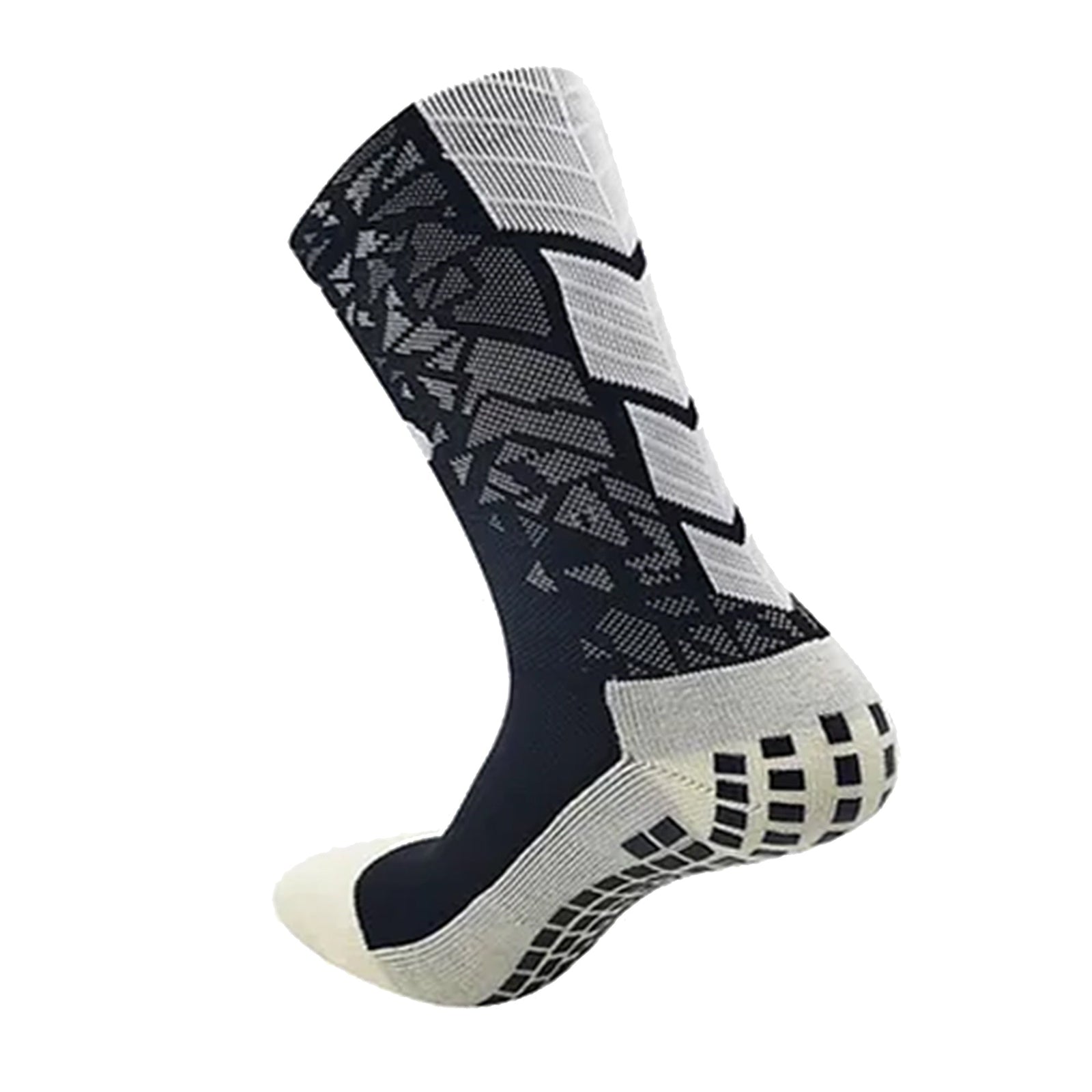 Grip Arrow Sock (Black/White) | SoccerWearhouse