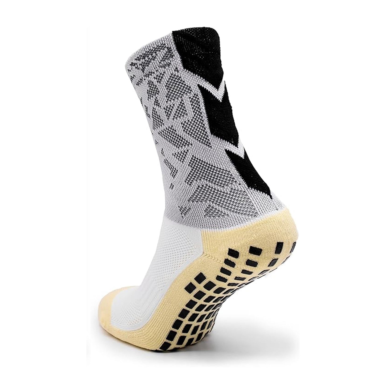 Grip Sock Solid Arrow (White) | SoccerWearhouse