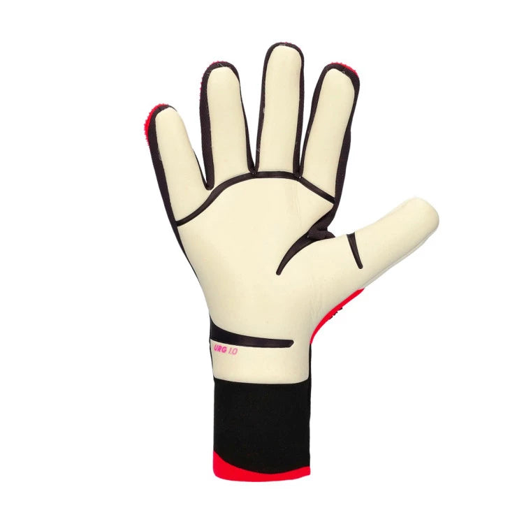 adidas Predator Pro Fingersave Goalkeeper Gloves (Turbo/Aura Black)
