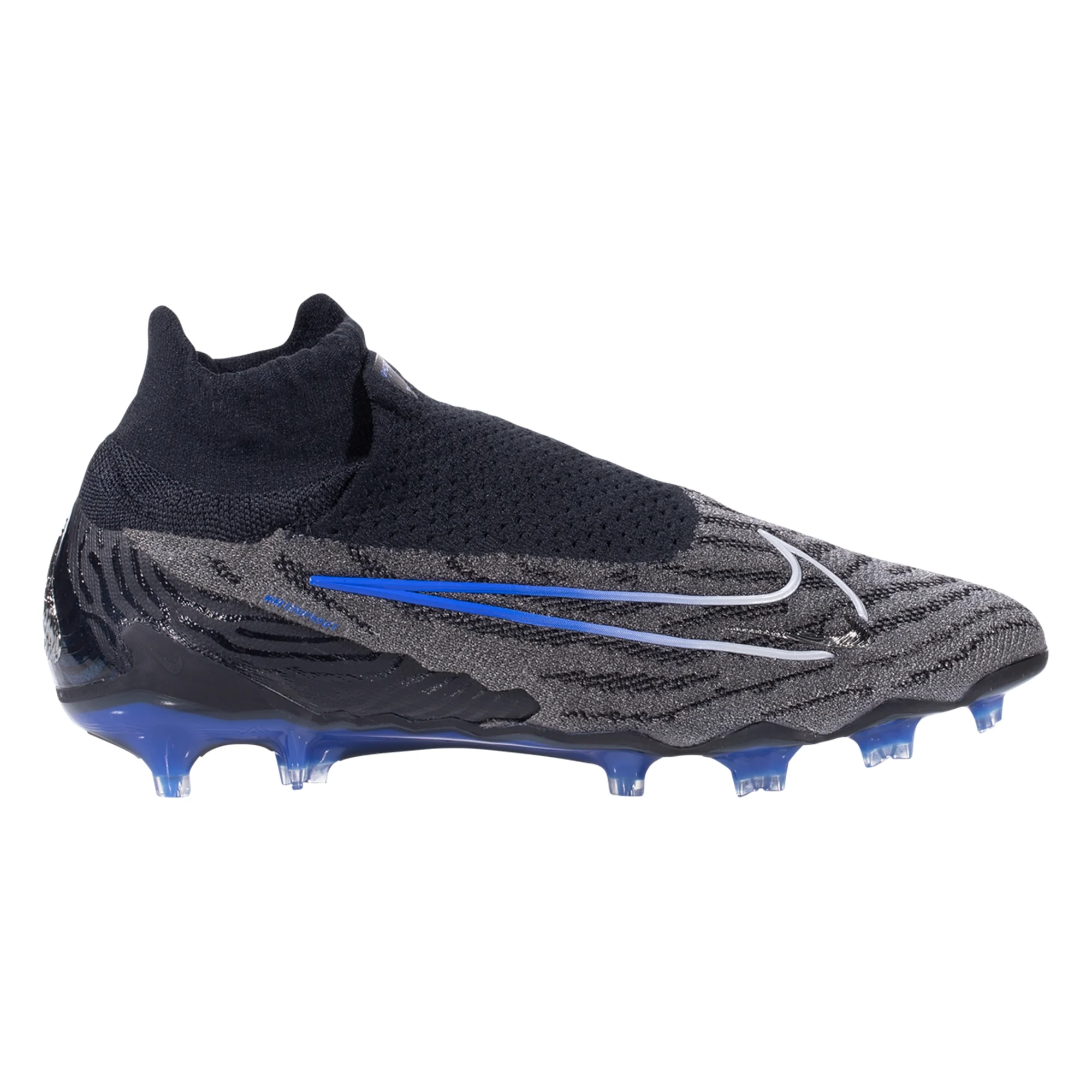 Nike Phantom GX Elite DF FG Soccer Cleats (Black/Chrome-Hyper 