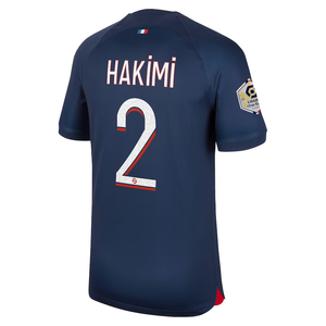Nike Paris Saint-Germain Achraf Hakimi Home Jersey w/ Ligue 1 Champions Patch 23/24 (Midnight Navy)