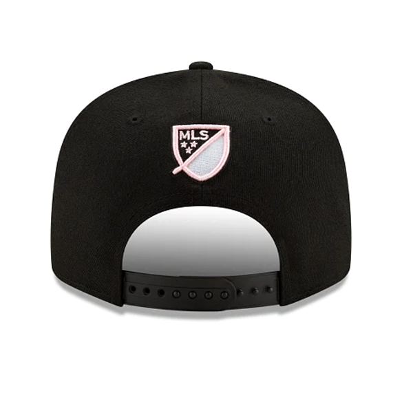 New Era Inter Miami 9Fifity Snapback Hat (Black)