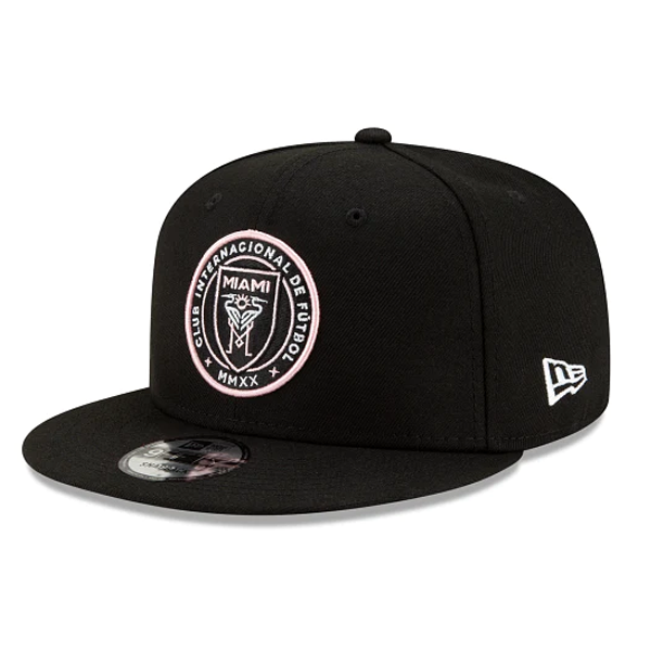 New Era Inter Miami 9Fifity Snapback Hat (Black)