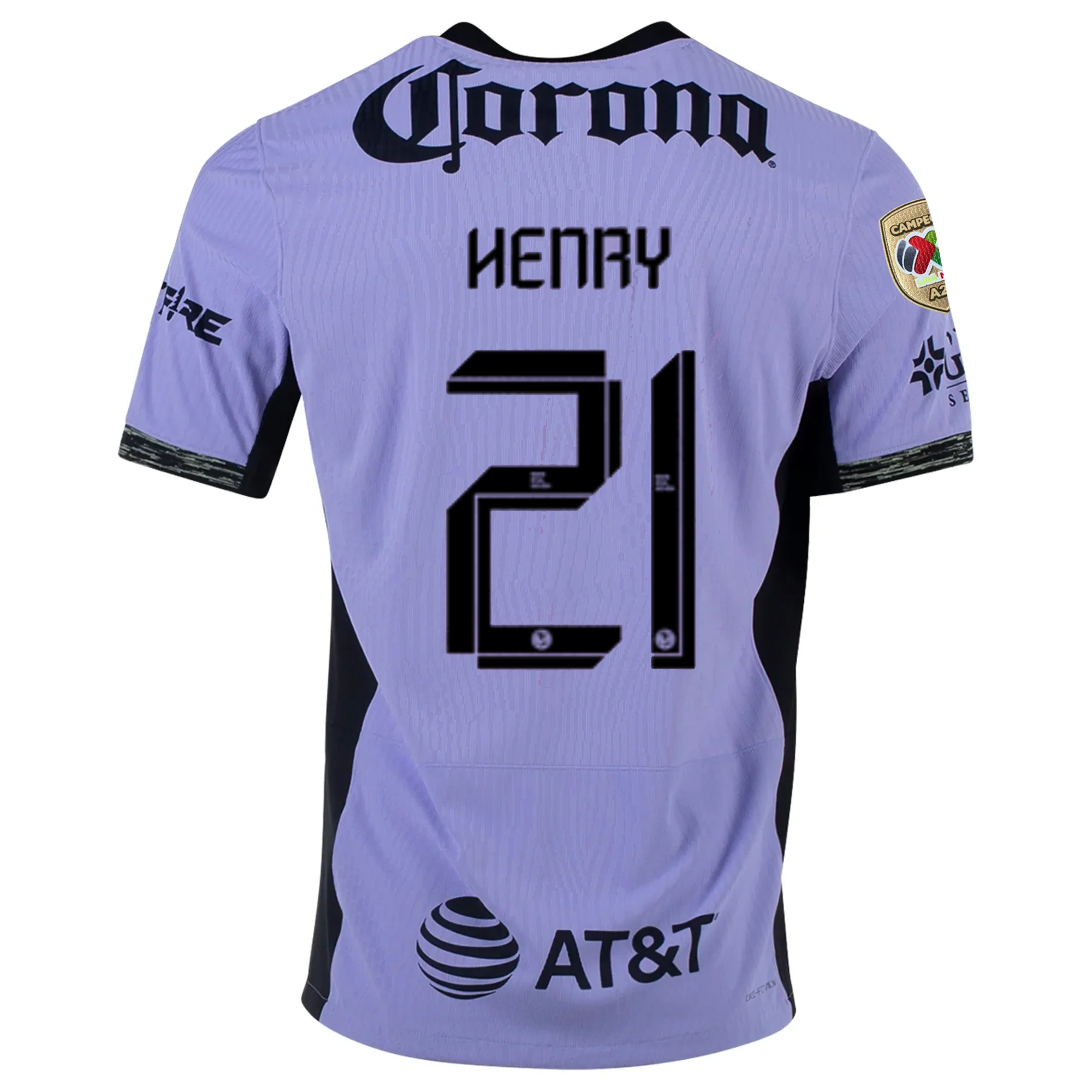 Nike Club America Authentic Henry Martin Match Third Jersey w/ Liga MX