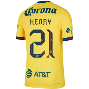 Nike Club America Authentic Henry Martin Home Jersey 24/25 (Tour Yellow/Valerian Blue)