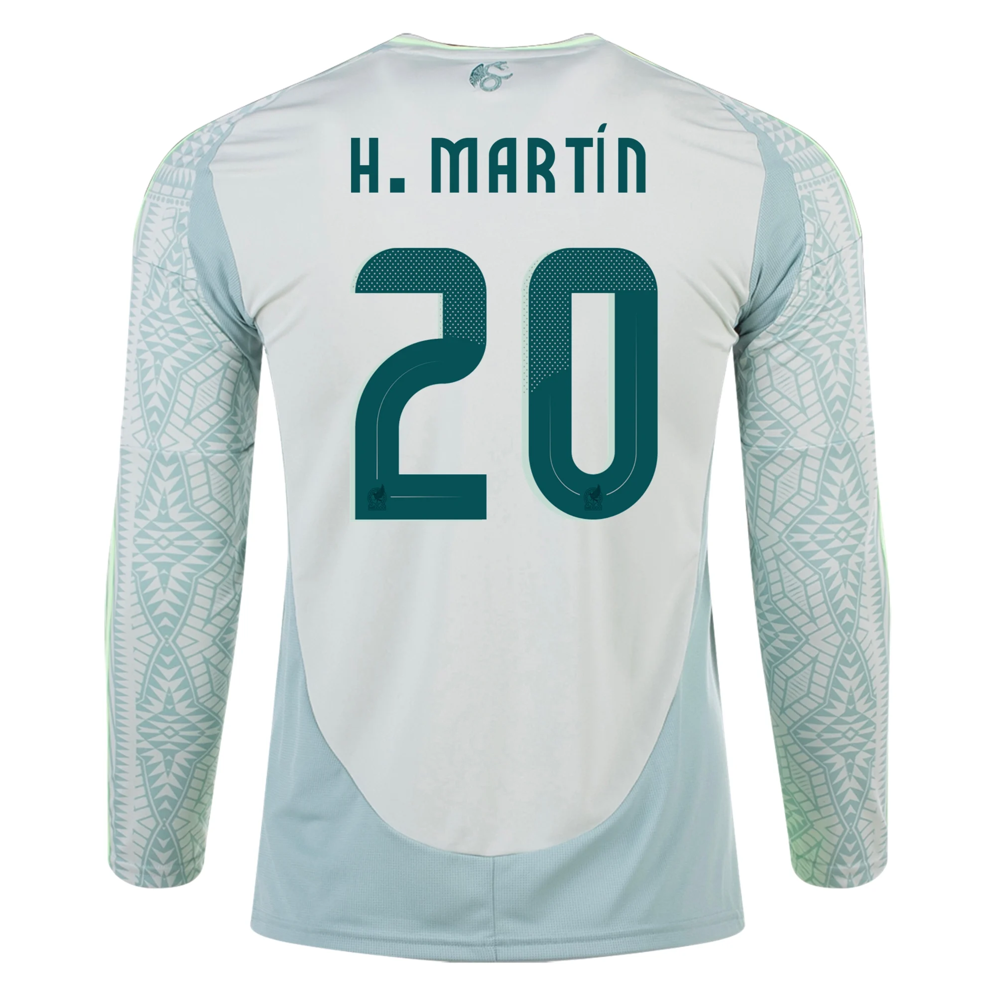 adidas Mens Mexico Henry Martin Away Long Sleeve Jersey 24 25 Linen G Soccer Wearhouse