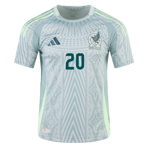 adidas Mexico Henry Martin Away Jersey 24/25 (Linen Green)