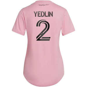 adidas Womens Inter Miami DeAndre Yedlin Home Jersey 23/24 (True Pink/Black)