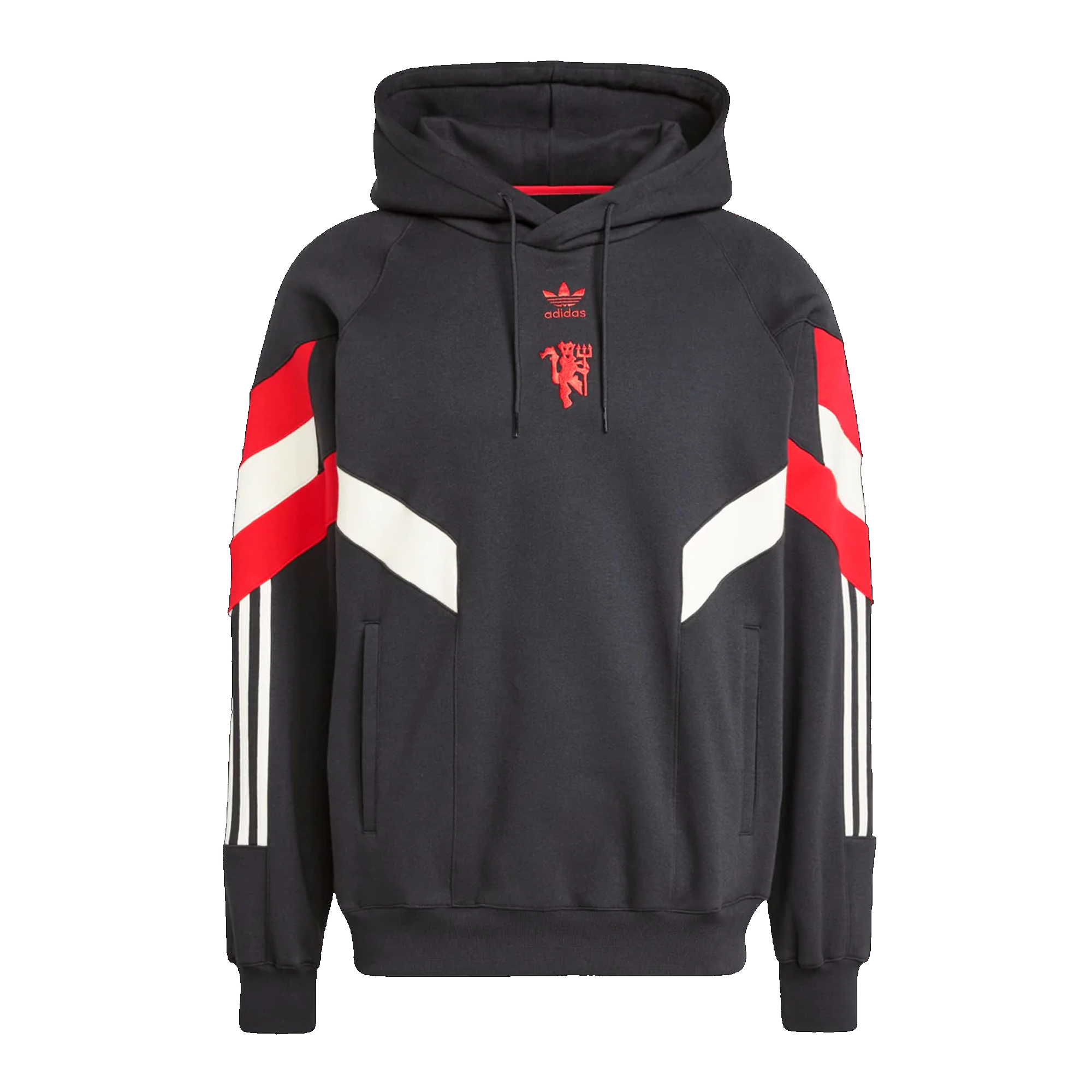 Adidas hoodie orders black red