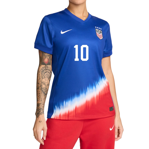 Nike Womens United States Lindsey Horan Away Jersey 24 25 Old Royal W Soccer Wearhouse