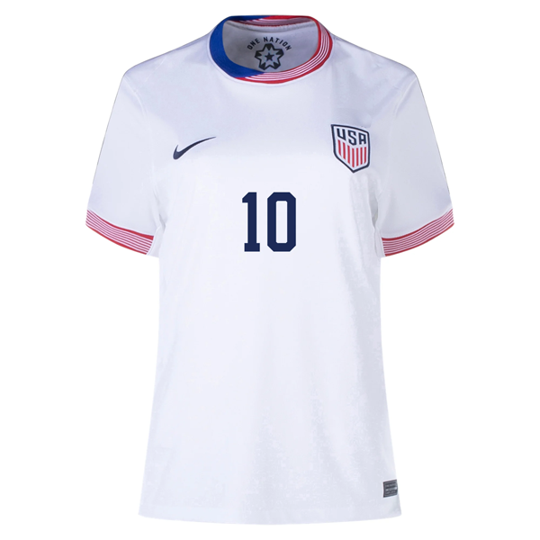 Nike Womens United States Lindsey Horan Home Jersey 24/25 (White)
