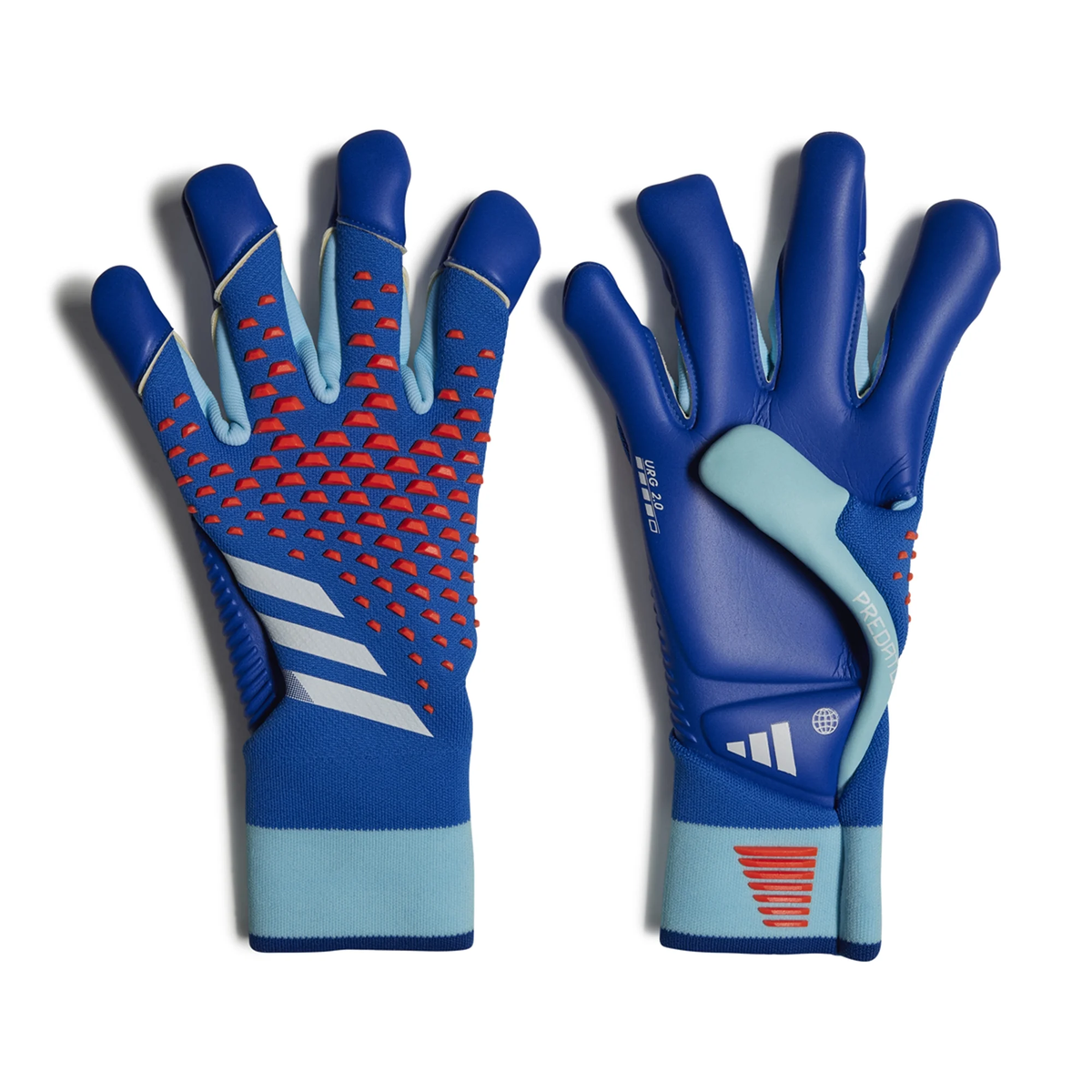adidas Predator Glove Pro Hybrid Goalkeeper Gloves Bright Royal