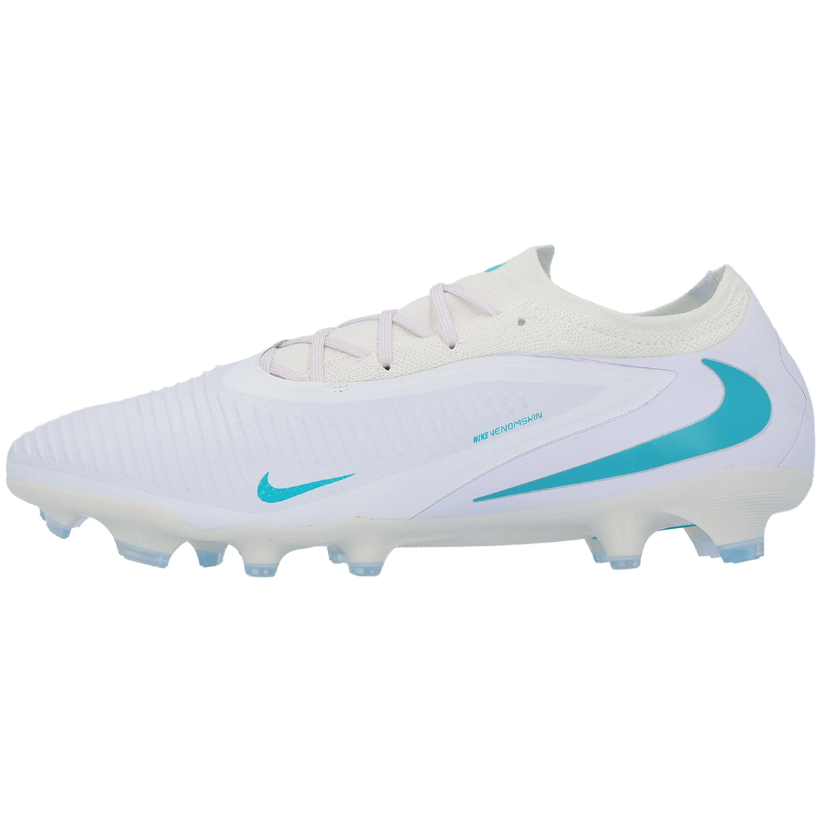 Nike Phantom 6 Low Pro Firm Ground Soccer Cleats (White/Dusty Cactus)