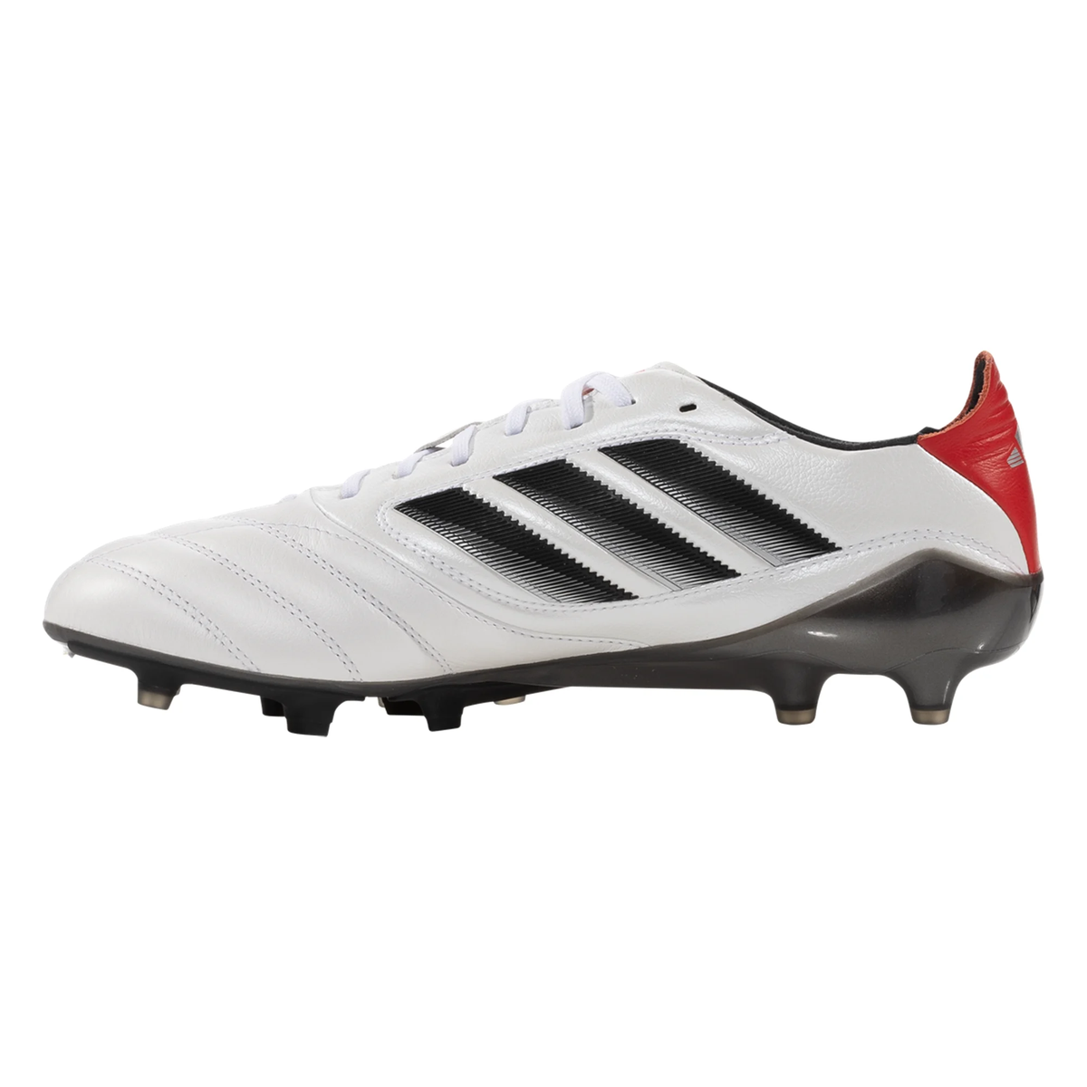 adidas Copa Icon II FG/AG Soccer Cleats (White/Black/Pure Ruby)