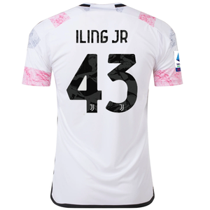adidas Juventus Iling Jr. Away Jersey w/ Serie A 23/24 (White)