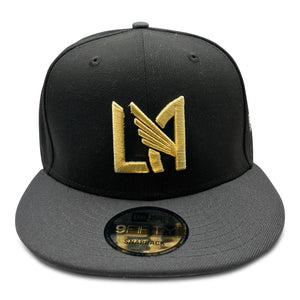 New Era LAFC 9Fifty Snapback Hat (Black/Grey)