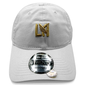 New Era LAFC Icon Cap Hat (White/Gold)