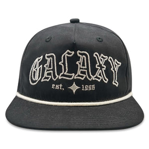OneTwoThreads LA Galaxy Established 1996 Cap Hat (Black)