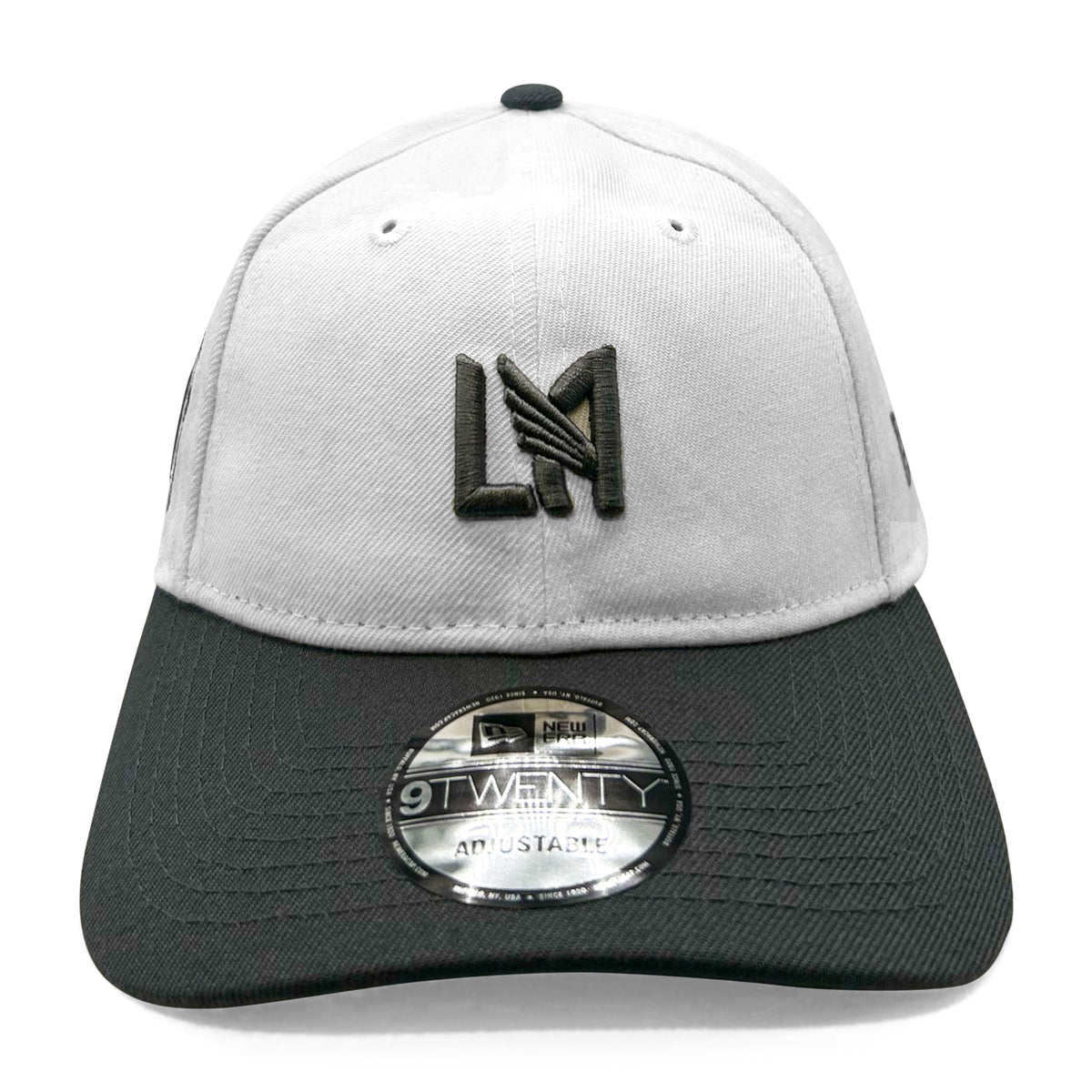 New Era LAFC 9Twenty Adjustable Hat (White/Dark Grey)