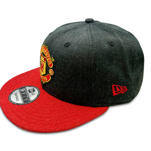 New Era Manchester United 9Fifty Snapback Hat (Heather Grey/Black)