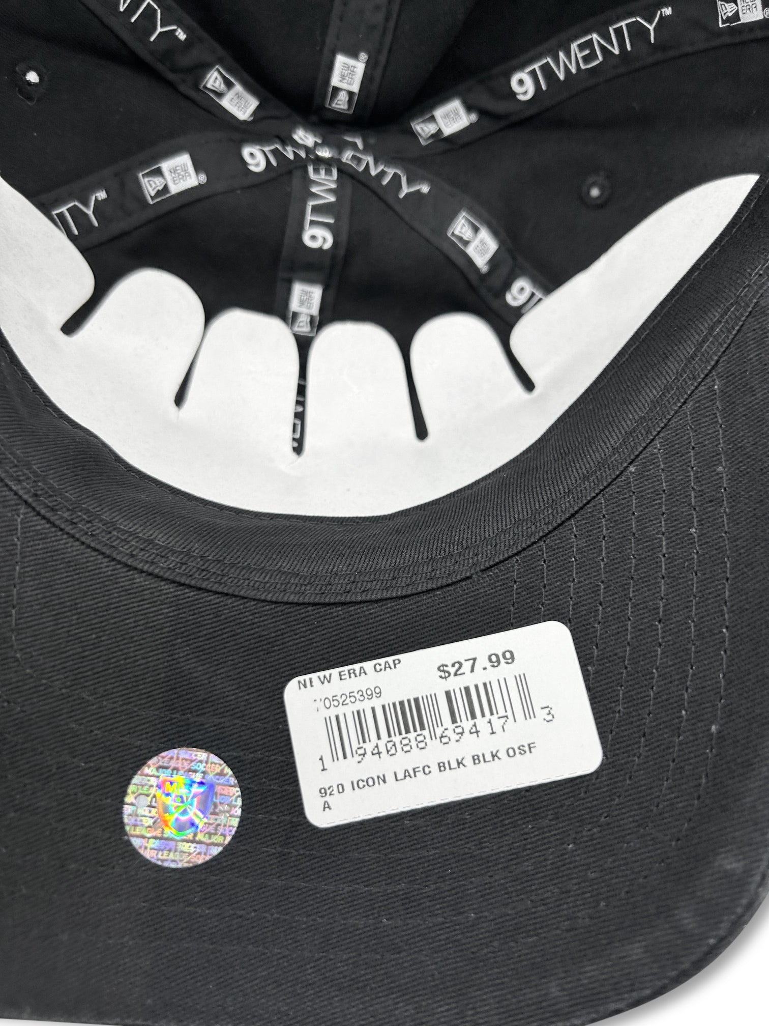 New Era Icon LAFC 9Twenty Adjustable Hat (Black)